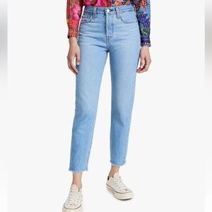 Levi’s Premium High Rise Wedgie Straight Jeans size 25